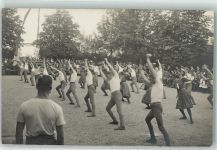 Cheb Eger 1913 Privatfoto AK 6. Deutsches Turnfest Ort handschriftlich