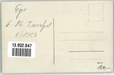 Cheb Eger 1913 Privatfoto AK 6. Deutsches Turnfest Ort handschriftlich