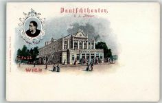 1020 Wien 2. Bezirk, Leopoldstadt Lithographie Jantschtheater