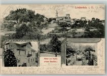 64658 W6145 Lindenfels , Odenw 1906 - Hotel zur Harfe Garten