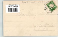 95460 W8582 Bad Berneck i. Fichtelgebirge 1909 Passepartout Villa Münch