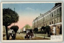 Stryj 1917 Lithographie 3. Mai-Gasse Oldtimer