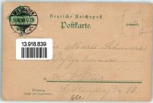 65183 W6200 Wiesbaden 1898 Lithographie Rathaus Kriegerdenkmal