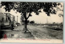 Haiphong - Boulevard Bonnai und Doumer Brücke