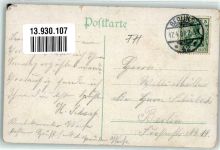10115 O1020 Friedrichshain 1907 - Gruss aus den Festsölen des Ostens Grosser Festsaal Kronleuchter Bühne