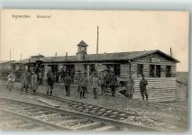 54360 Vigneulles - Bahnhof Soldat Uniform Uhr Gleise
