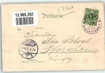 75323 W7547 Bad Wildbad im Schwarzwald 1897 Lithographie Kgl. Karlsbad Trinkhalle Wasserfall Rehbock