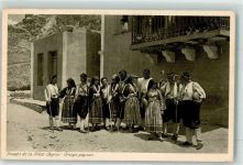 Tracht Bauerngruppe Skiros Trachten Griechenland