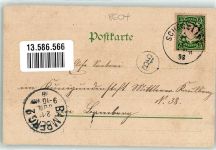96110 W8604 Scheßlitz 1898 Lithographie Gügel Burgruine Giech Marienkapelle