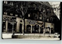 95444 W8580 Bayreuth Privatfoto AK Geschäft Emil Wolsdorff Emailleschild Eis Palast Ort handschriftlich