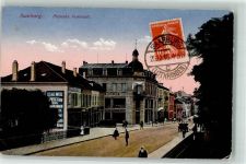 57400 Sarrebourg Saarburg 1918 - Französ. Vorstadt Geschäft Möbel Bickart Geschäft Confection Elias Weil Briefmarke Bildseite