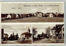 88145 W8996 Opfenbach - Altmann Säntis Dorfstrasse Kirche St. Nikolaus