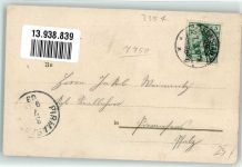 78462 W7750 Konstanz 1903 Lithographie Hafen Dampfer Froschchor