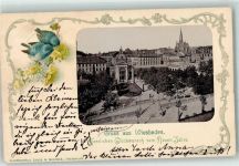 65183 W6200 Wiesbaden 1901 - Kochbrunnenplatz Neu Jahr