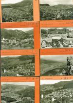 76596 W7564 Langenbrand , Murgtal Kleinposten bis 20 Lot mit 18 AK Musterkarten Original aus Metzarchiv Bestellvorgänge und Auflagenzahlen