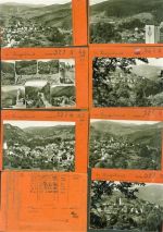 76596 W7564 Langenbrand , Murgtal Kleinposten bis 20 Lot mit 18 AK Musterkarten Original aus Metzarchiv Bestellvorgänge und Auflagenzahlen