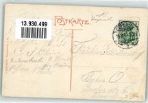 10115 O1168 Müggelheim 1909 - Sportshaus zur grossen Krampe Hund Mann Fernglas Segelboot Schiff Fahne Schwarz-Weiß-Rot Gruss Schwan