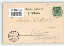 96337 W8642 Lauenstein , Oberfr 1897 Lithographie / Künstlerkarte sign. Perschmann Burg Lauenstein Schlosstor Schlosshof