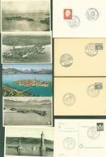 88131 W8990 Lindau Bodensee Lot mit 20 AK und 4 Stempel