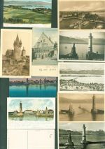 88131 W8990 Lindau Bodensee Lot mit 20 AK und 4 Stempel