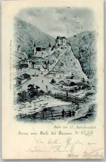 94032 W8390 Hals , Niederbay 1899 Lithographie Hals im 15. Jahrhundert