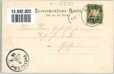 94032 W8390 Hals , Niederbay 1899 Lithographie Hals im 15. Jahrhundert