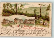 61389 W6384 Feldberg , Taunus 1901 Gebrauchsspuren Feldberghäuser