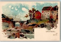 79725 W7887 Laufenburg , Baden Lithographie