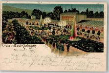 97688 W8730 Bad Kissingen 1899 Lithographie