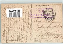 51110 Warmeriville 1915 - Bahnhof Eisenbahn