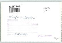 46282 W4270 Deuten , Westf FOTO KEINE AK Minigolf Ort handschriftlich