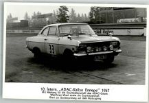 10. Intern. ADAC Rallye Ennepe 1967 Nürburgring Foto AK