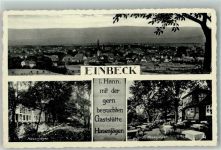 37574 W3352 Einbeck - Gasthaus Hasenjäger Gartenwirtschaft