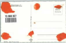 78048 W7730 Schwenningen am Neckar Gebrauchsspuren Friedrich-Ebert-Straße Postamt VW Käfer