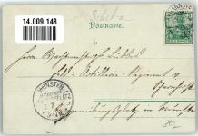 Zylinder Schießscheibe Schützen 1901 Lithographie / Künstlerkarte