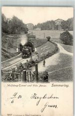 2673 Semmering-Kurort 1903 - Eisenbahn Dampflokomotive Wolfsberg-Tunnel