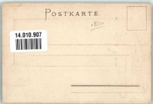 83257 W8211 Gstadt a. Chiemsee Prägedruck Die Fraueninsel Postbote Briefkasten Verlag Carl Otto Hayd Postillionkarte Nr. 16 Passepartout Lithgraphie