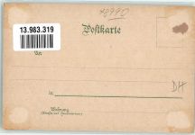 88131 W8990 Lindau Bodensee Gebrauchsspuren Lithographie Hafen Leuchtturm Denkmal