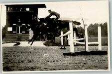 W8398 Anzing Hindernisreiten Privatfoto AK