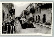 Bou-Saada Foto AK Tracht Kamel Gasse Rue Rouville