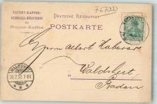 67000 Strasbourg Straßburg 1902 Nota Handlung Scholler und Mayer Kaffee-Schnell-Rösterei