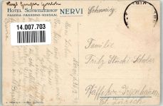 16100 Genova Foto AK Hotel Schweizerhof Nervi