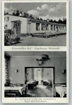 32339 W4992 Espelkamp 1958 Foto AK Pension Gasthaus Pommerscher Hof