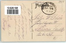 21493 W2053 Schwarzenbek 1919 - Amtsgericht Bahnpost Berlin-Hamburg Zg. 201
