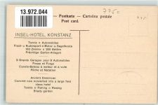 78462 W7750 Konstanz Lithographie Bischof Heinrich I. von Tann Inselhotel