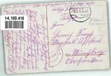 59600 Maubeuge 1916 Foto AK Feldpost WK I Am Quai