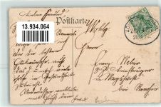 79539 W7850 Lörrach 1910 - Riesenpudel Kath Schubkarre Bahnpoststempel