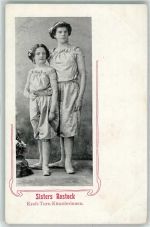 Sisters Rostock - Kraft-Turn-Künstlerinnen AK Artist 1905