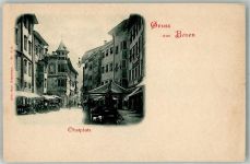 39100 Bozen Bolzano Foto AK Marktszene Obstplatz