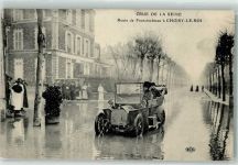 94600 Choisy-le-Roi - Crue de la Seine Route de Fontainebleau Auto